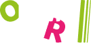 Logo Olymp Sport sur fond noir, le 'O' vert et le 'R' rose. Comprend le texte 'LE BCN - 08 99 99 92 36 39' et des bandes vertes verticales.